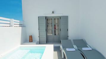 Suite with Outdoor Hot Tub | 露台/庭院