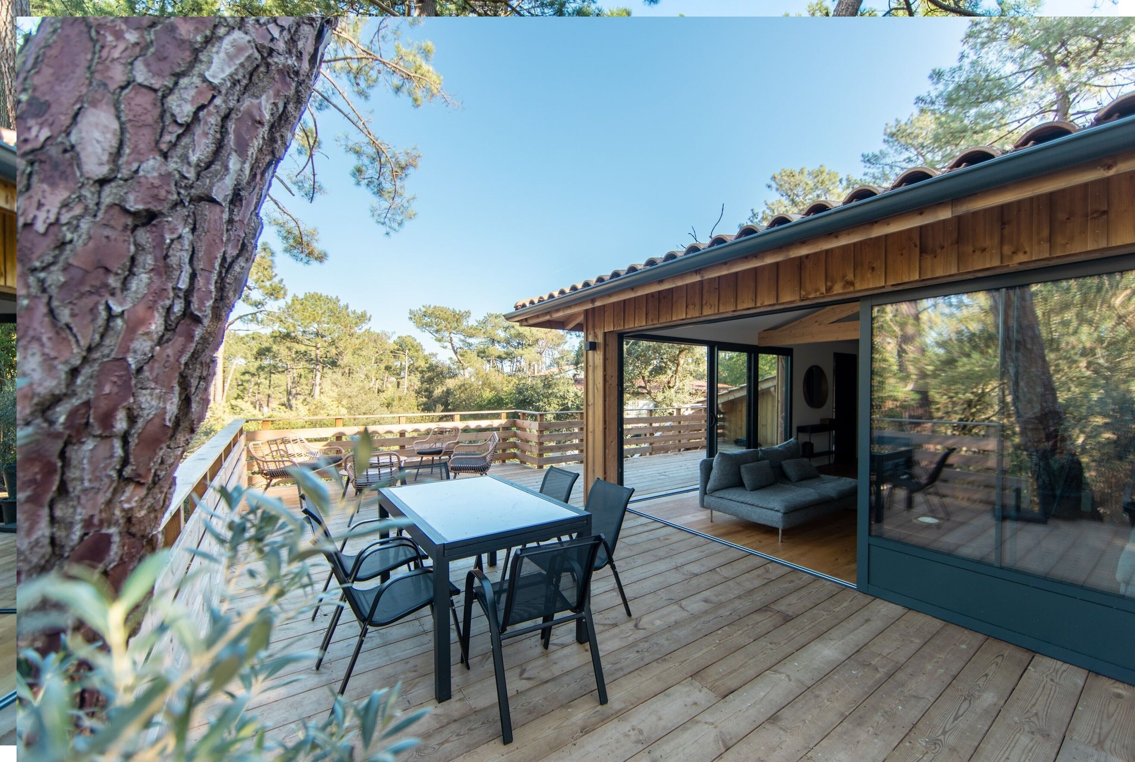 Villa CAP AUPA CAP - LEGE-CAP-FERRET LE CANON - New wooden villa - 10 people
