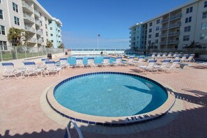 Una piscina riscaldata