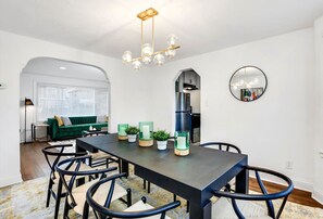 Dining - Mid-Century Modern Design -Bagley Home Sleeps 12 (Detroit)