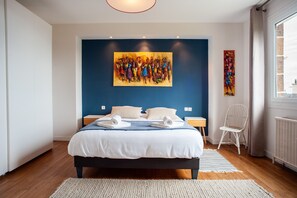 4 chambres, fer et planche à repasser, Wi-Fi gratuit, draps fournis