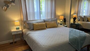 3 slaapkamers, een bureau, reisbedje, wifi