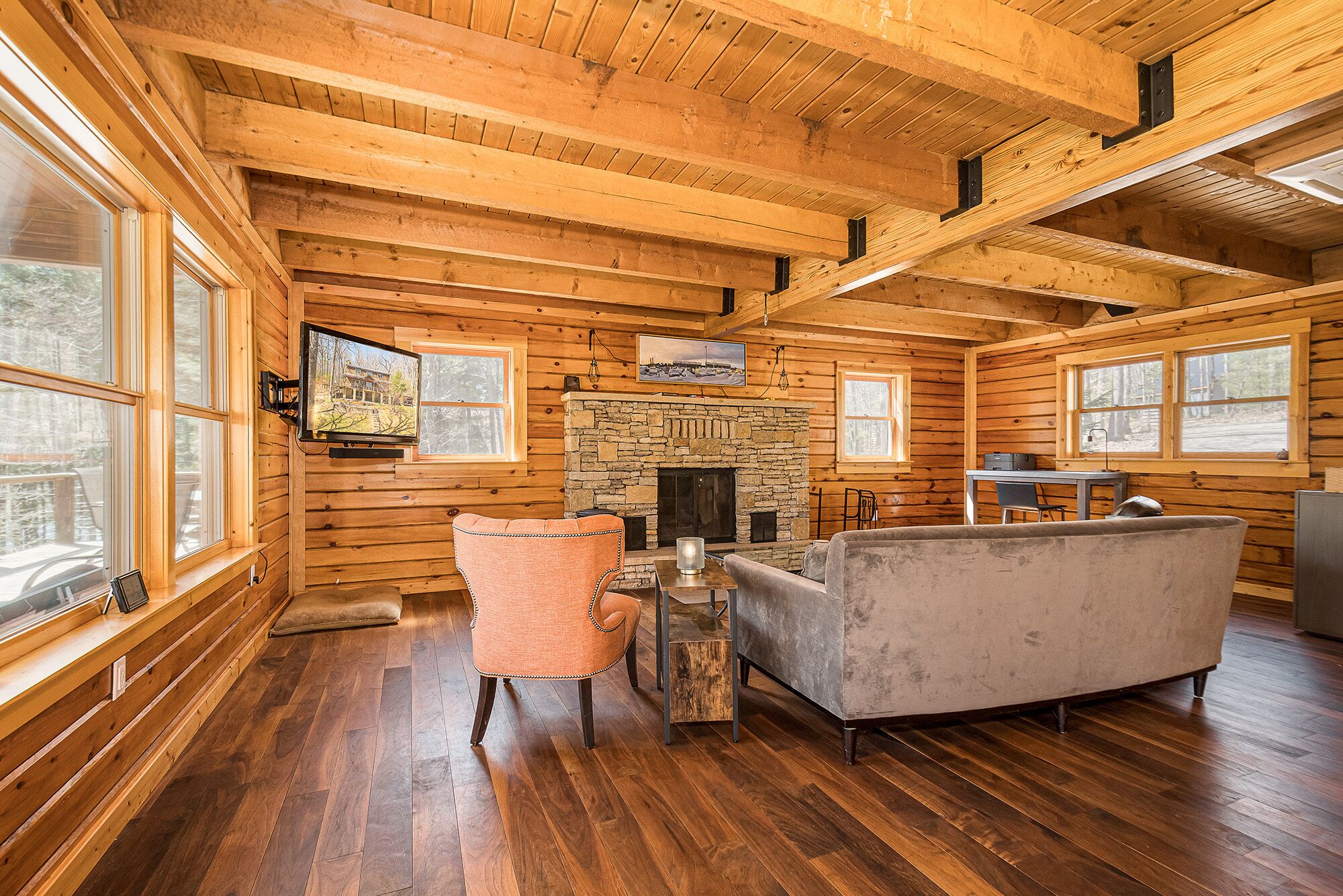 Lake Time | Incredible Interior, Cozy Family Room, Dock, & Fire Pit!