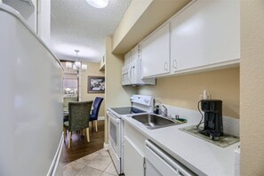 Fridge, microwave, oven, stovetop - Outstanding Location | 1BR Haven near the Strip (Las Vegas)