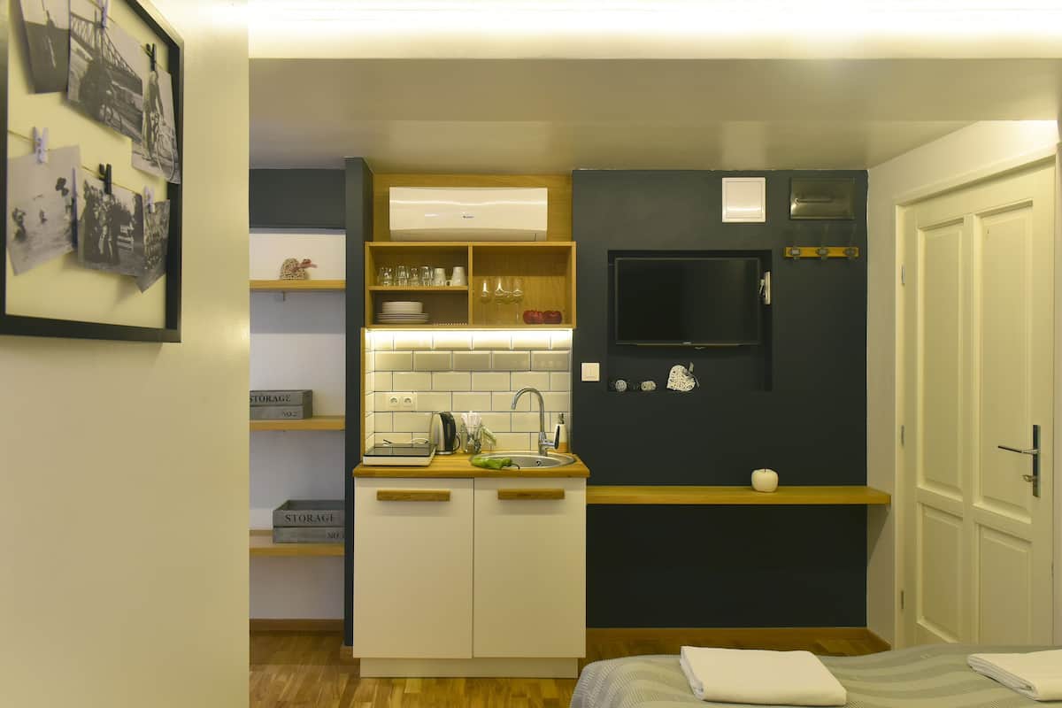 1 slaapkamer, een minibar, een kluis op de kamer
