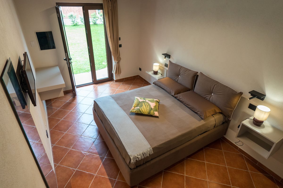 Design-Doppelzimmer, mit Bad | Italienische Bettbezüge von Frette, hochwertige Bettwaren