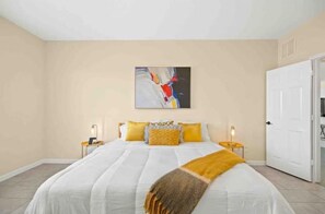 3 bedrooms, iron/ironing board, free WiFi, bed sheets