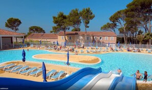 Indoor pool, outdoor pool - Maisonnette en Residence Vacance Odalys (Calvisson)