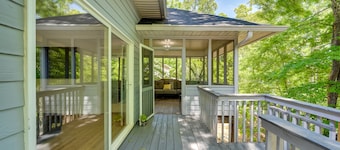 Game Room & Deep Water Lake Hartwell Group Retreat