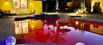 CASA VERBA in Palm Desert at EL PASEO ! 1BD 1BA, Private Pool, Mountain Views!