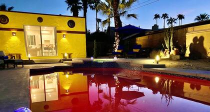 CASA VERBA in Palm Desert at EL PASEO ! 1BD 1BA, Private Pool, Mountain Views!