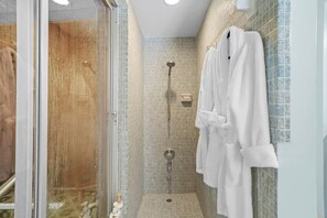 Shower, jetted bath, hair dryer, towels - Hutchinson Island-GOLF CART/Jacuzzi/Boaters/SURF/Walk to BEACH & BARS (Fort Pierce)