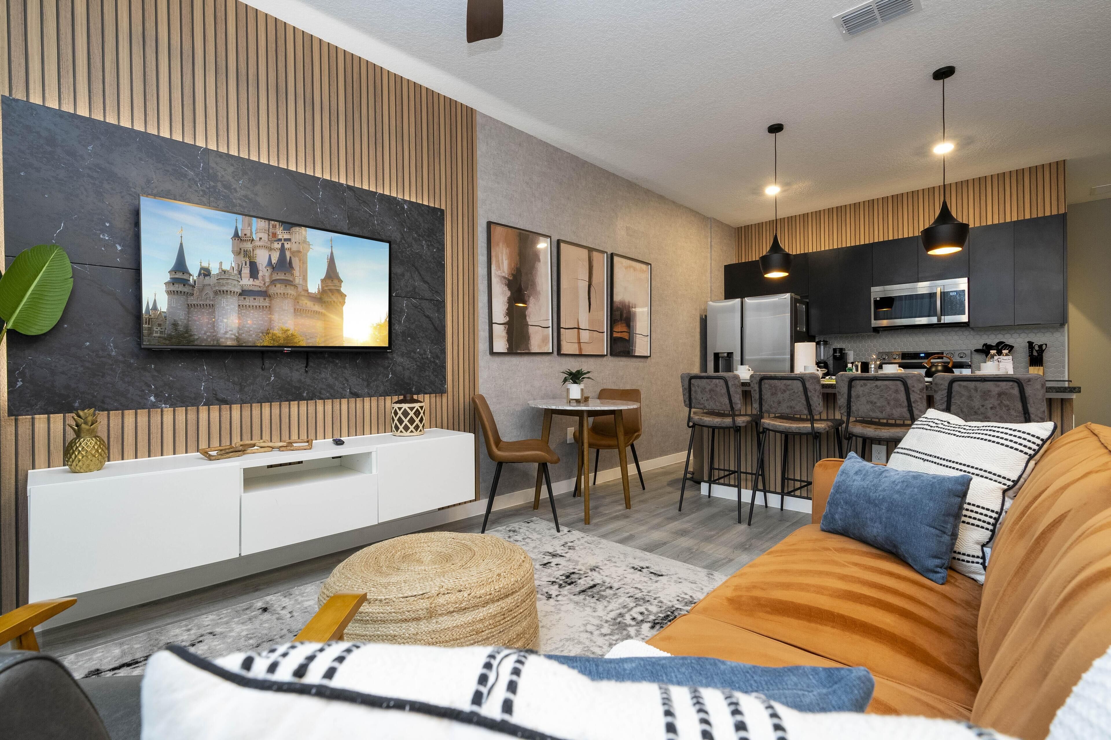 Living Room with Smart TV