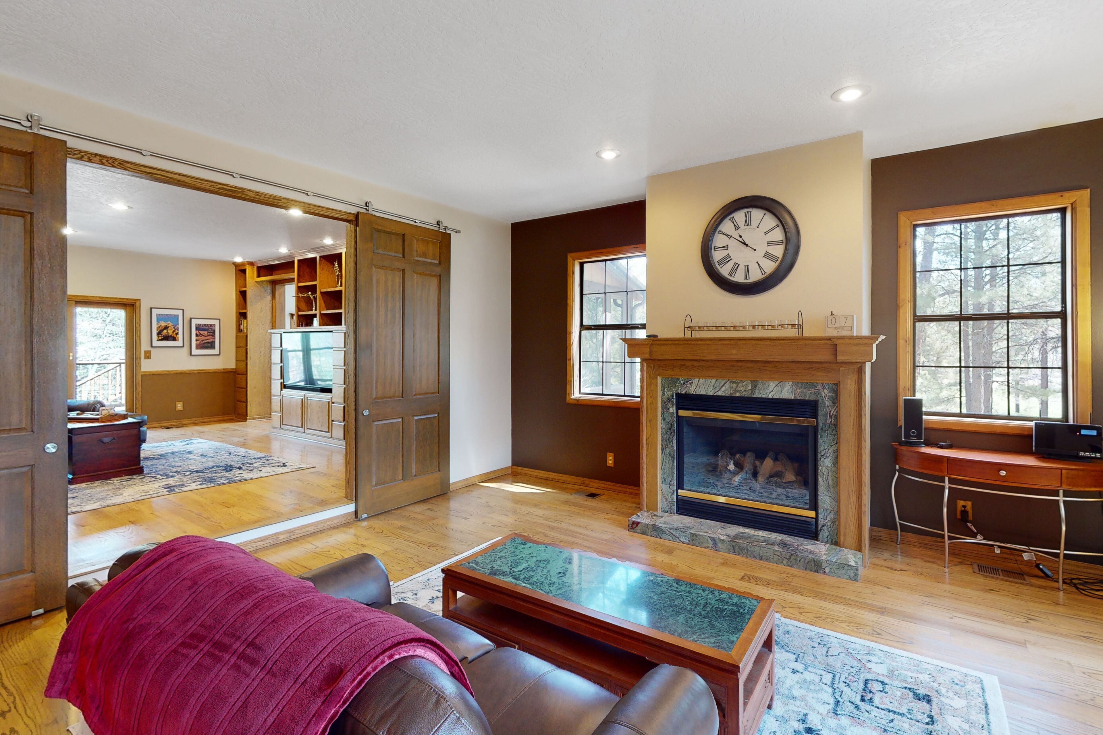 Stunning home with sauna, fireplaces, outdoor areas, & washer/dryer