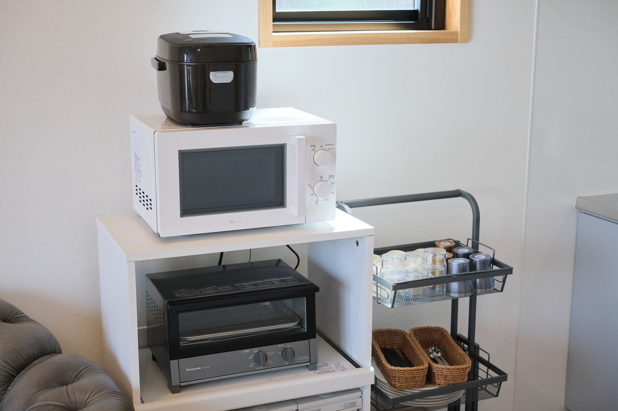デラックス ヴィラ | 専用キッチン | 大型冷蔵庫、電子レンジ、コンロ、電気ポット