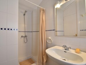Shower, hair dryer