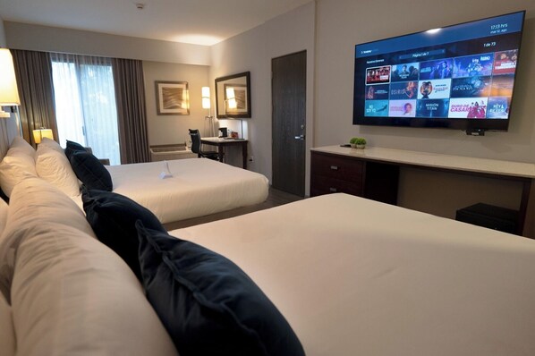 Room, 2 Katil Ratu (Queen), Non Smoking (Concept) | Cadar kapas Mesir, peralatan tempat tidur premium, gebar bulu kapas 