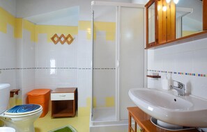 Shower, hair dryer