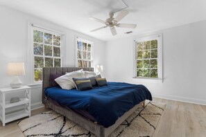 4 bedrooms, in-room safe, iron/ironing board, travel crib