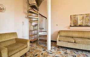 Fireplace, table tennis