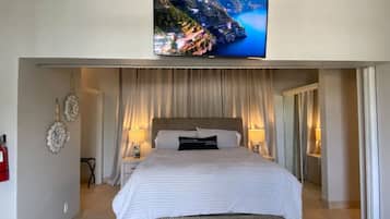 1 dormitorio, escritorio, tabla de planchar con plancha y wifi gratis