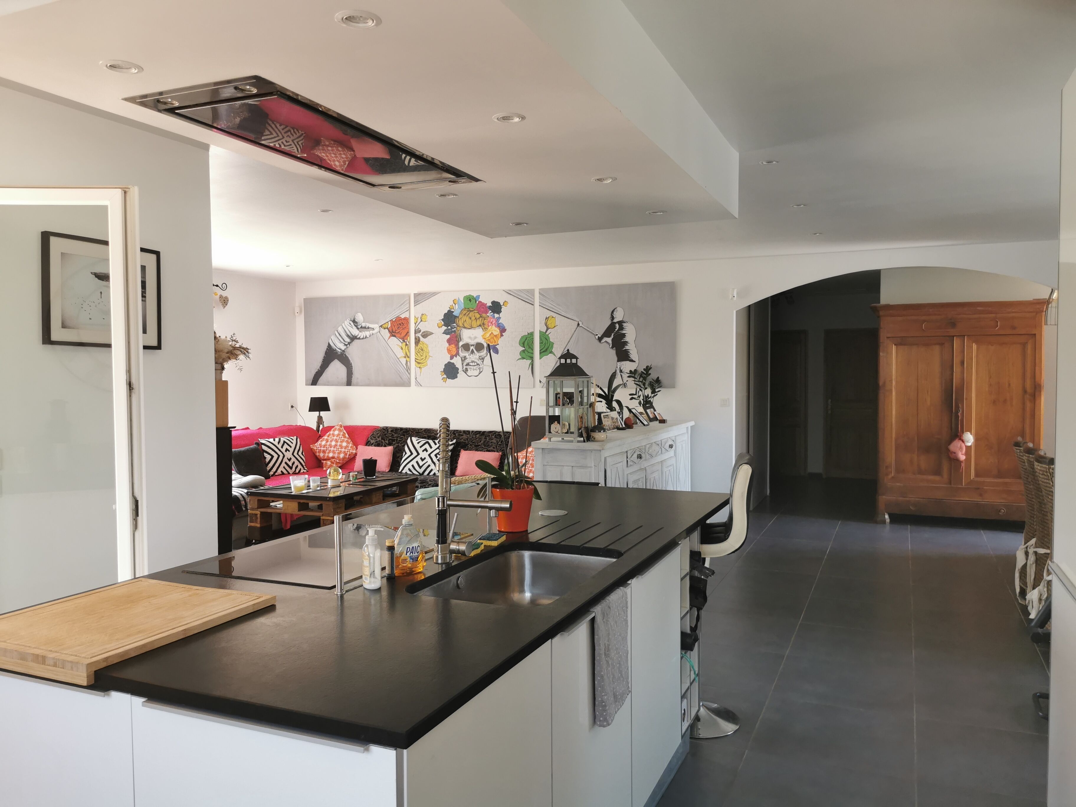 house with swimminig pool