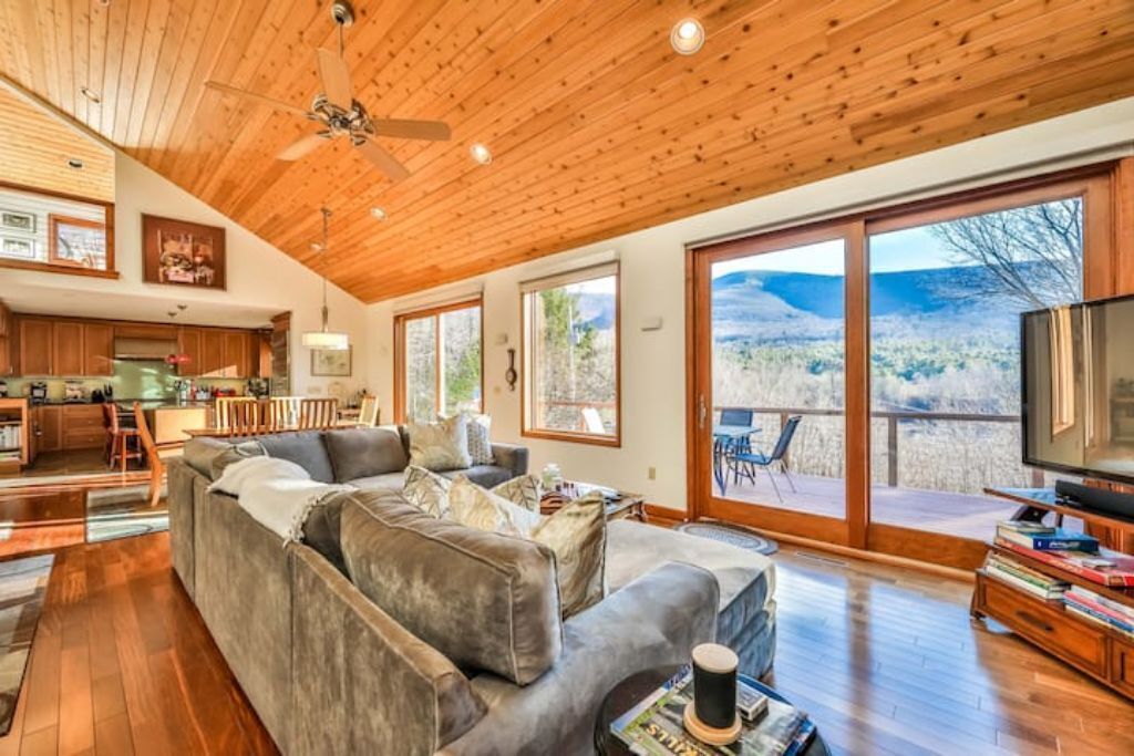 Smart TV, DVD player, books, stereo