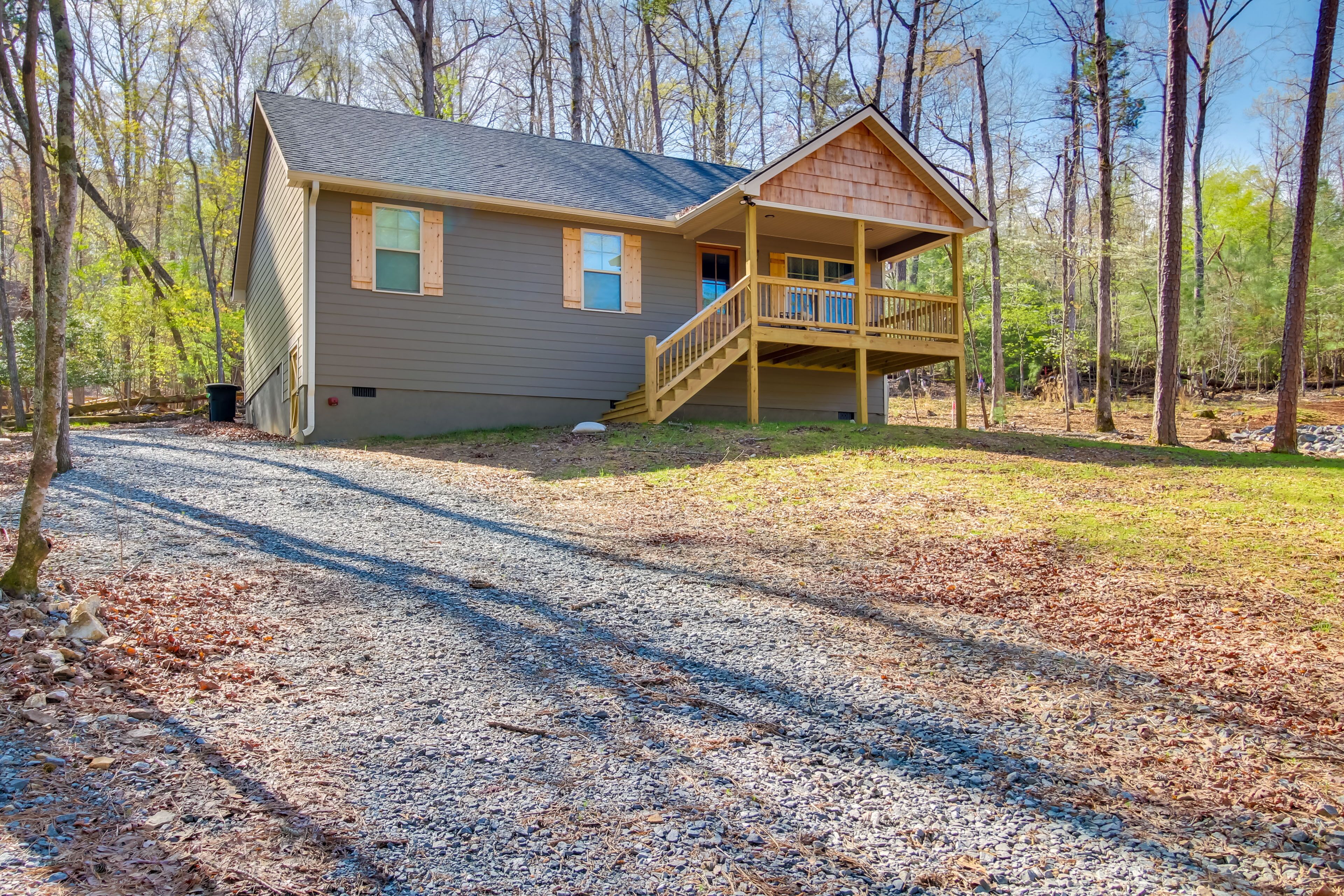 Modern Ellijay Cabin Rental w/ Outdoor Fireplace