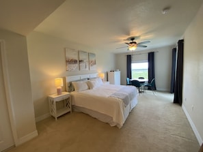 3 bedrooms, internet, bed sheets