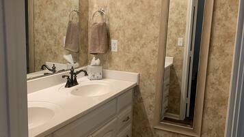 Asciugacapelli, asciugamani, sapone, shampoo