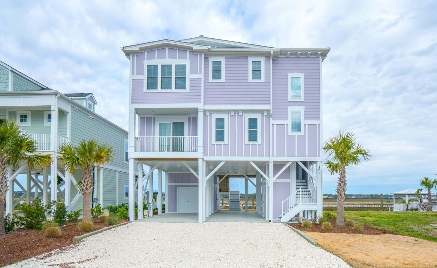 Beautiful canal home with custom finishes and a private dock.