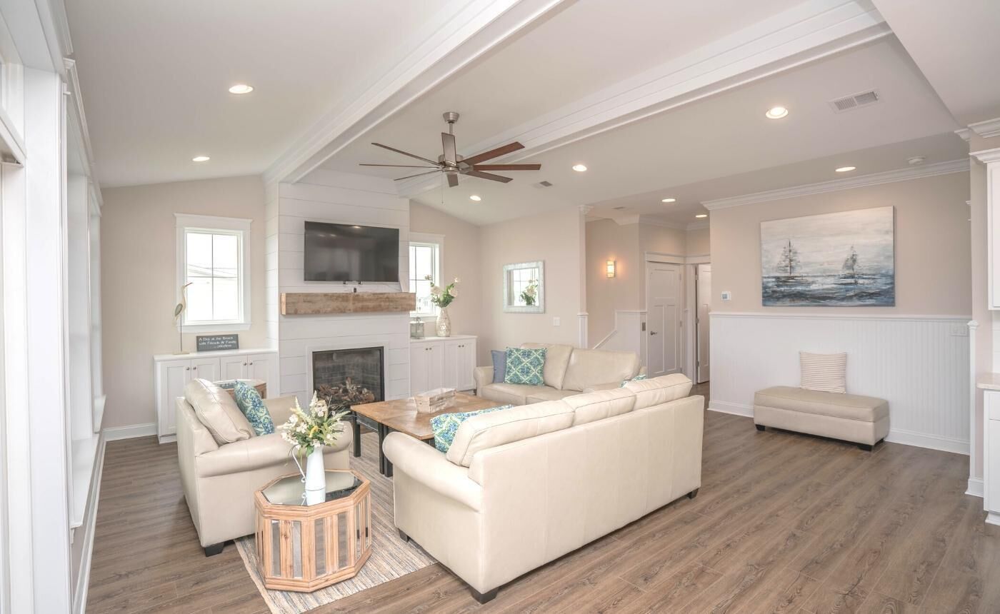 Beautiful canal home with custom finishes and a private dock.