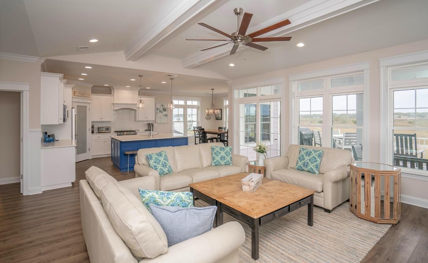 Beautiful canal home with custom finishes and a private dock.