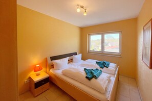 2 slaapkamers, beddengoed