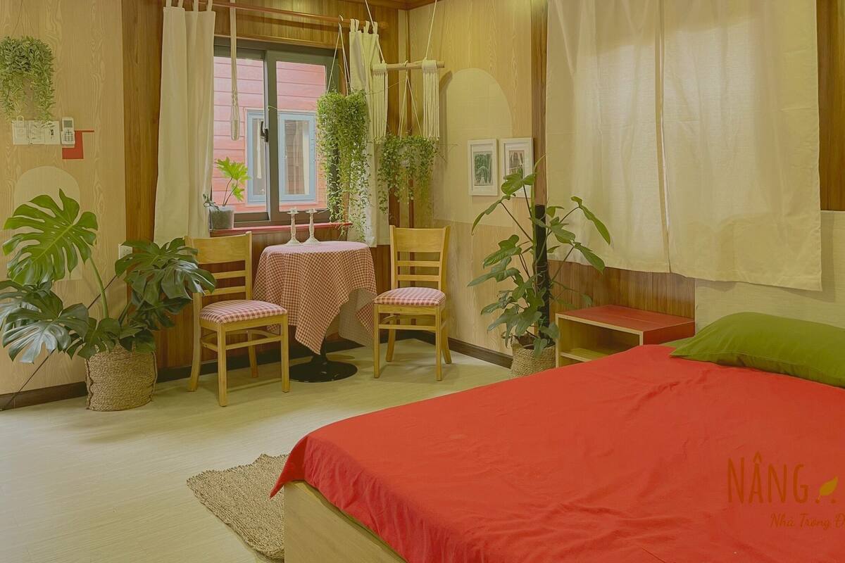 Wood Forest Room | Desk, laptop workspace, free WiFi, individually furnished
