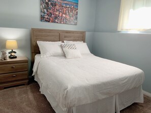 2 habitaciones, escritorio, wifi gratis y ropa de cama 