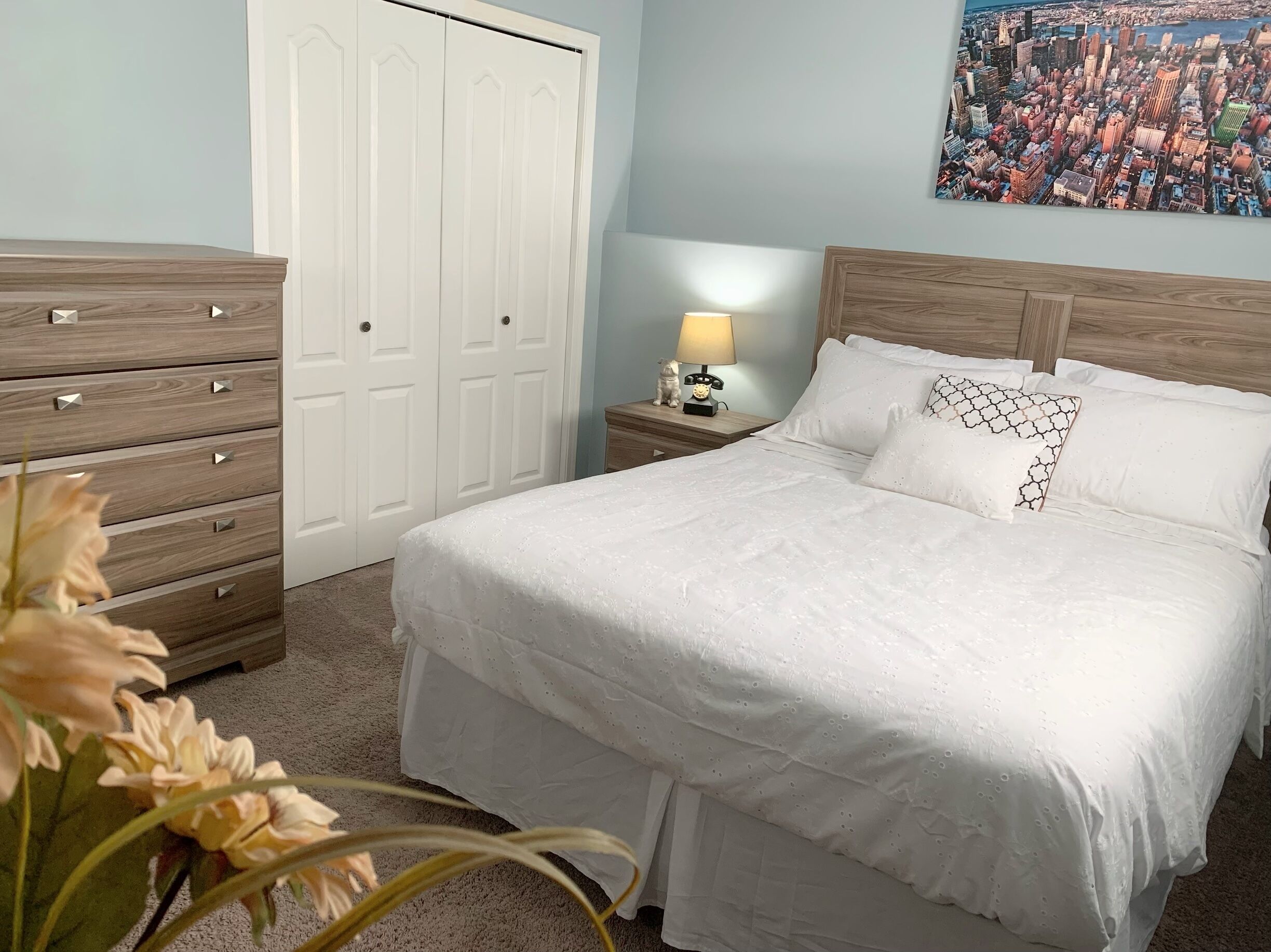 2 bedrooms, desk, free WiFi, bed sheets