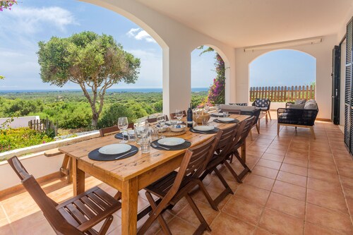 Holiday Home 'Casa De Campo Con Vista Al Mar' with Sea View, Wi-Fi and Air Conditioning