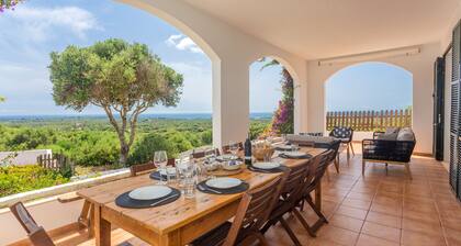 Holiday Home 'Casa De Campo Con Vista Al Mar' with Sea View, Wi-Fi and Air Conditioning
