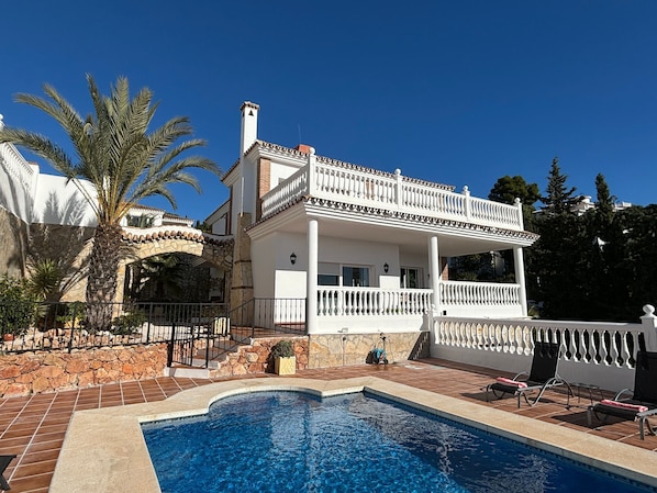 Pool - Villa 'Casa Montelado' with Sea View, Private Pool and Air Conditioning (Mijas)