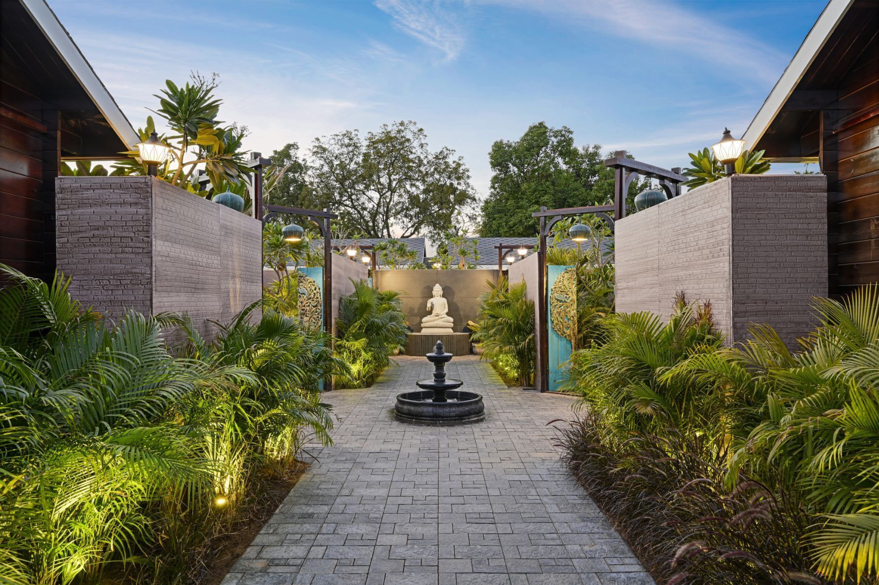 Façade de l’hébergement