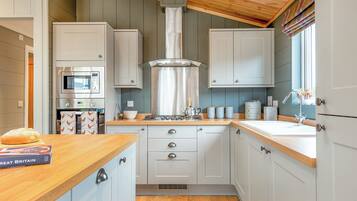 Fridge, oven, stovetop, toaster