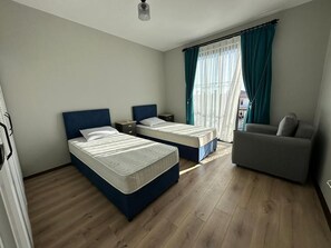 Luxury Apartment, 2 Bedrooms, Pool View | Iron/ironing board, free WiFi, bed sheets - Via Pardi Apart Hotel (Serik)