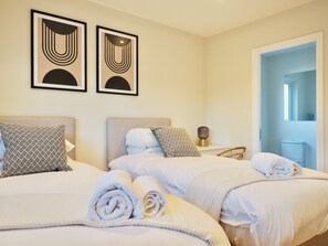 Maison Confort, 3 chambres, accessible aux personnes à mobilité réduite, vue jardin | Vue de la chambre