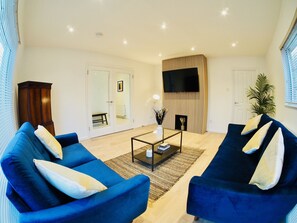Comfort-Haus, 3 Schlafzimmer, barrierefrei, Gartenblick | Ausblick vom Zimmer