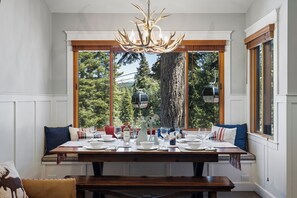 Dining - Chic Condo | Rec Access, Gondola Views, Near Trails, Village & Lake Tahoe (Truckee)
