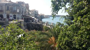 Blick von der Unterkunft