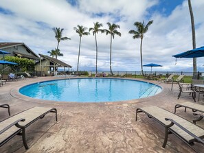 Pool - Breathtaking Ocean Views Kahana Village 40 2BR/2BA Condo Pool, Beach Access (lahaina)