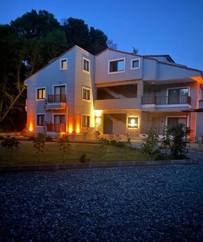 Fassade der Unterkunft