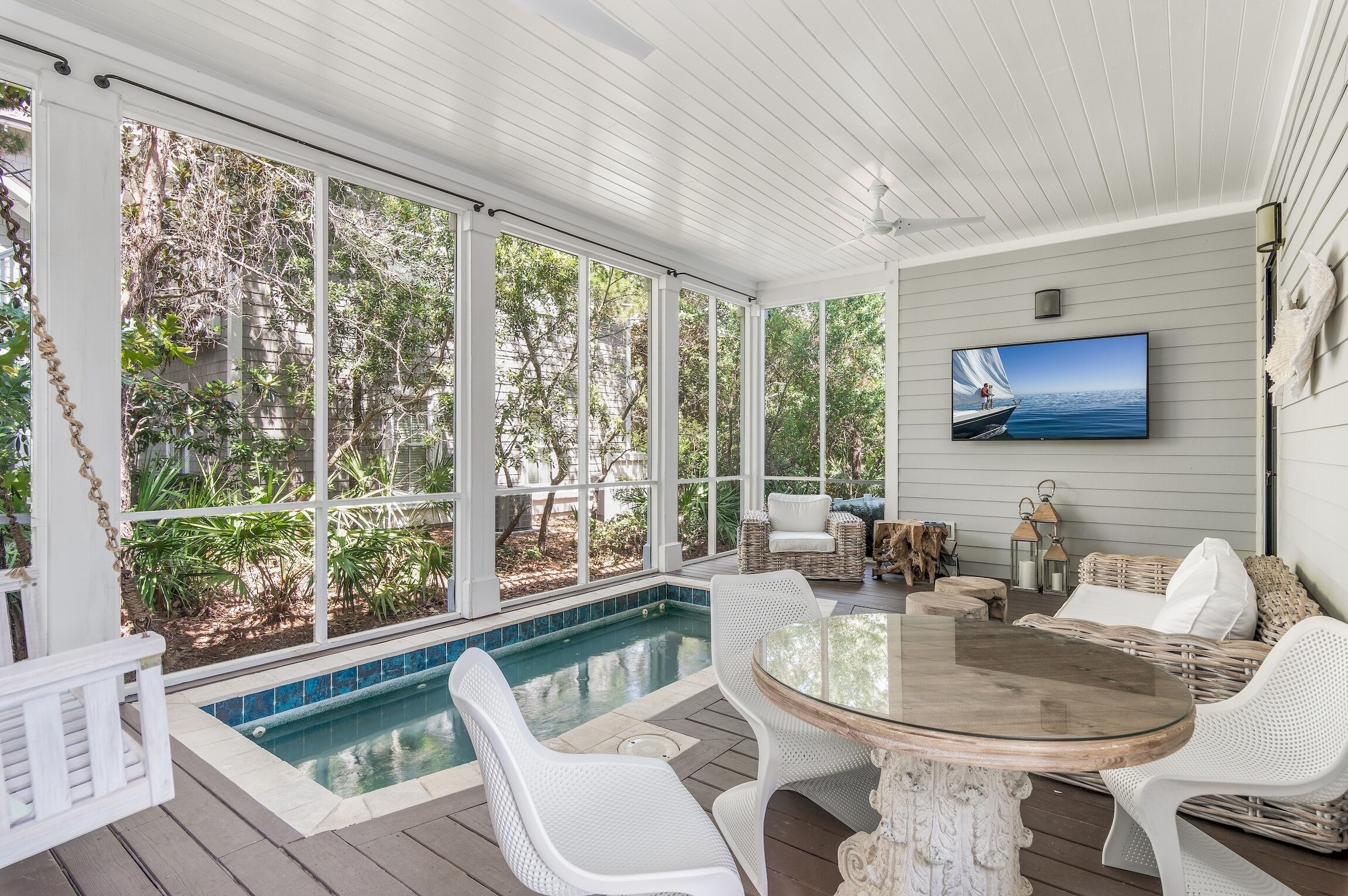 Private Beach Access + Private Heated Pool + Complimentary Golf Cart + Bikes
